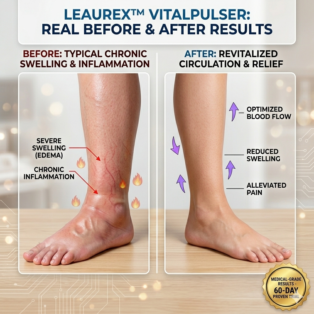 Leaurex™ Circu-Relief 3-in-1: Medical-Grade Ankle & Edema Vitalizer
