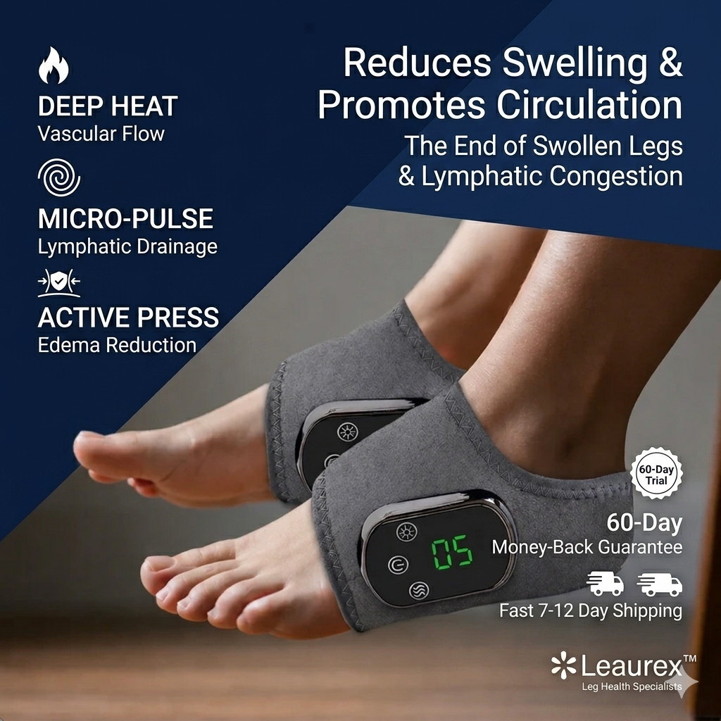 Leaurex™ Circu-Relief 3-in-1: Medical-Grade Ankle & Edema Vitalizer