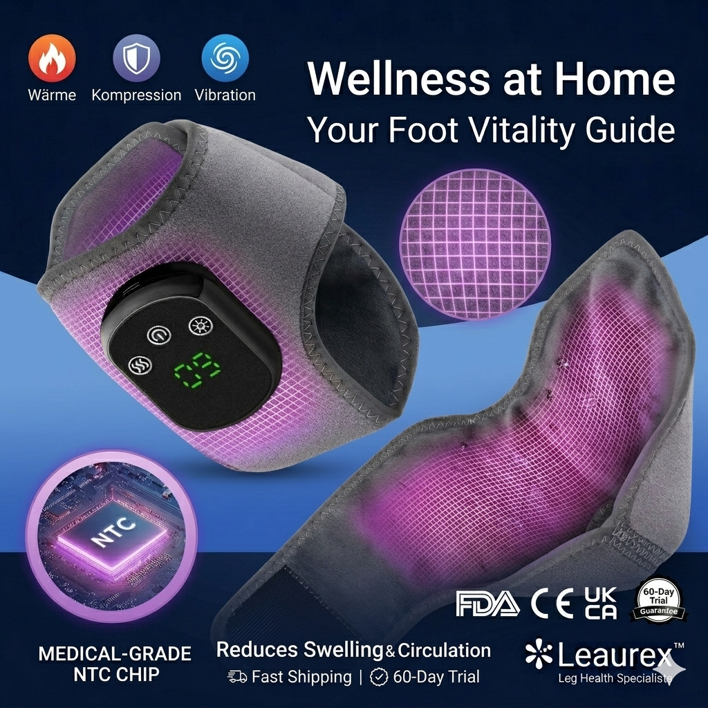 Leaurex™ Circu-Relief 3-in-1: Medical-Grade Ankle & Edema Vitalizer