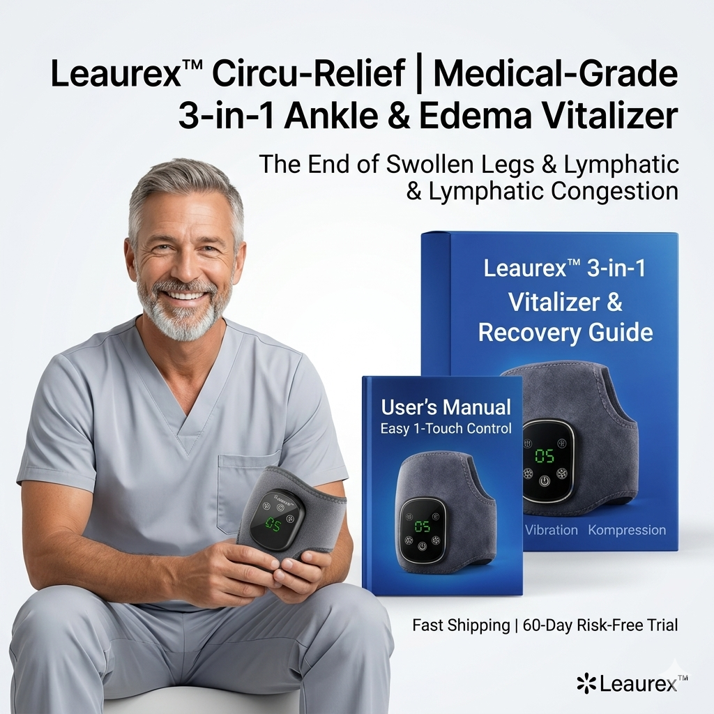 Leaurex™ Circu-Relief 3-in-1: Medical-Grade Ankle & Edema Vitalizer